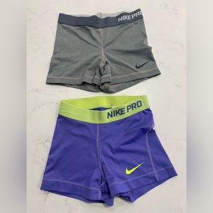 Nike Pro Dri-fit Spandex Athletic Shorts